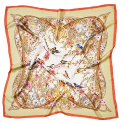 Online ASPINAL OF LONDON Edwardian Garden Silk Scarf