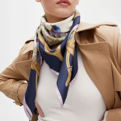 Online ASPINAL OF LONDON Edwardian Silk Scarf