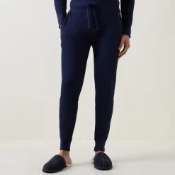 Elasticated Drawstring Waffle Sweatpants