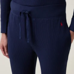 Elasticated Drawstring Waffle Sweatpants