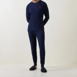 Elasticated Drawstring Waffle Sweatpants