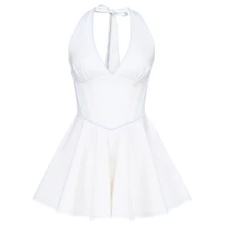 New HOUSE OF CB Eleanor Halter Playsuit