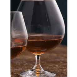 Fashion GALWAY CRYSTAL Elegance Brandy Balloon Set of Two Glasses