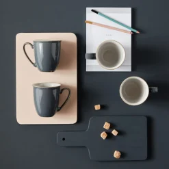 Fashion DENBY Elements Fossil Grey Set of Four Coffee Mugs