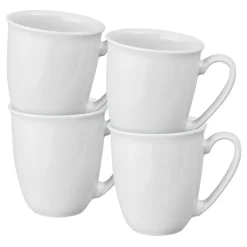 Elements Stone White Set of Four Mugs