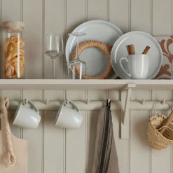 Elements Stone White Set of Four Mugs