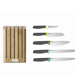 Elevate™ Knives Set with Bamboo Block