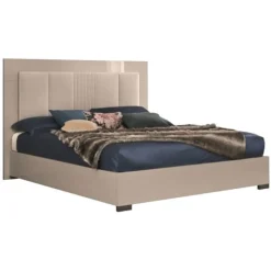 Outlet CASEYS FURNITURE Elisa Fixed Slats Bed Frame 5ft Neutral - King