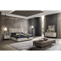 Outlet CASEYS FURNITURE Elisa Fixed Slats Bed Frame 5ft Neutral - King