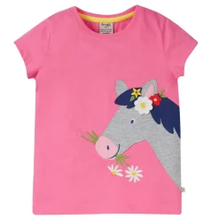 Fashion FRUGI Elise Horse Appliqué T-Shirt