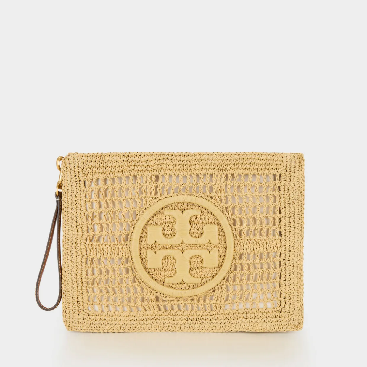 Ella Crochet Logo Pouch Bag