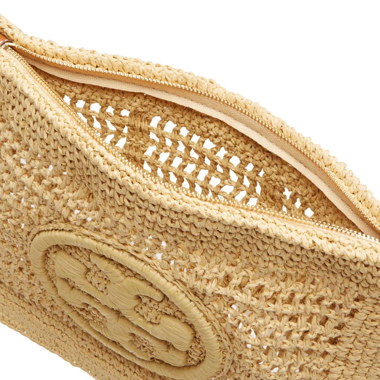 Ella Crochet Logo Pouch Bag