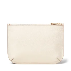 Ella Large Grained Leather Pouch