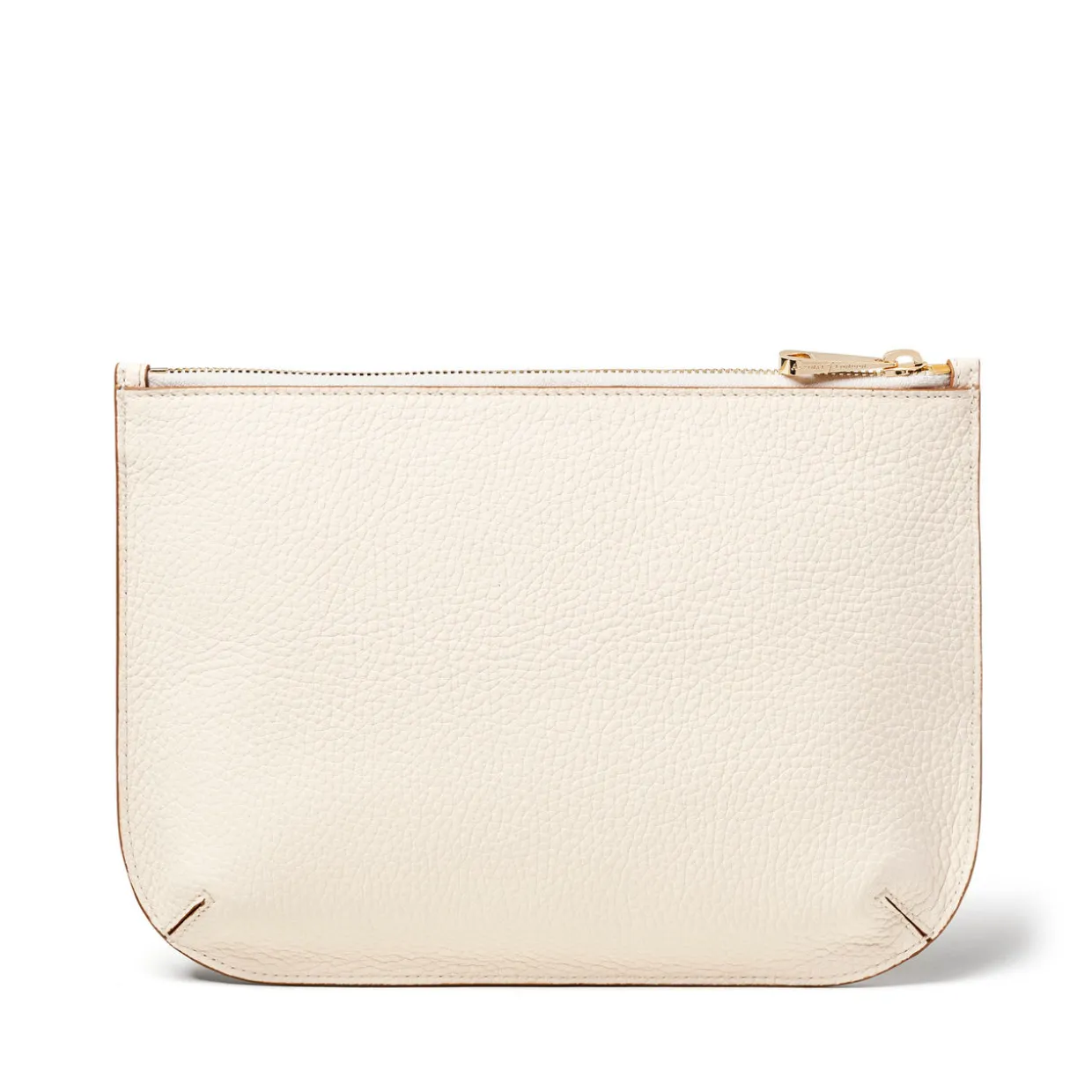 Ella Large Grained Leather Pouch