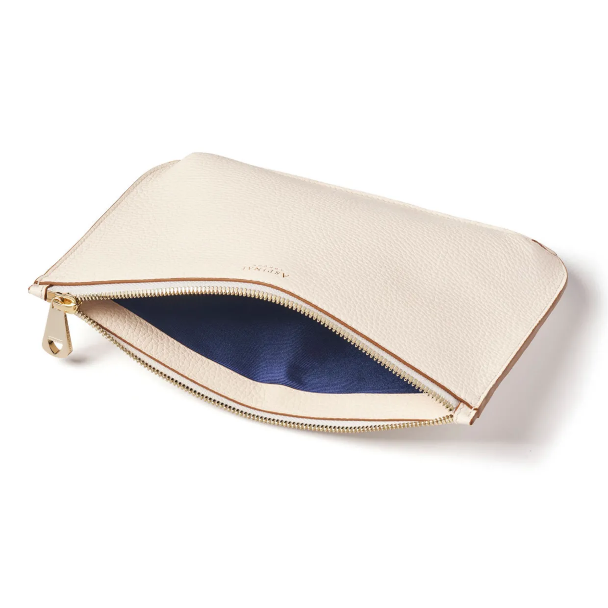 Ella Large Grained Leather Pouch