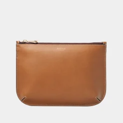 Ella Large Smooth Leather Pouch