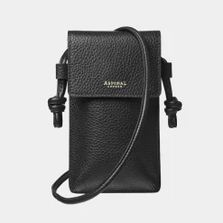 Ella Pebbled Leather Phone Pouch