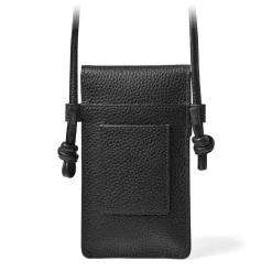 Ella Pebbled Leather Phone Pouch