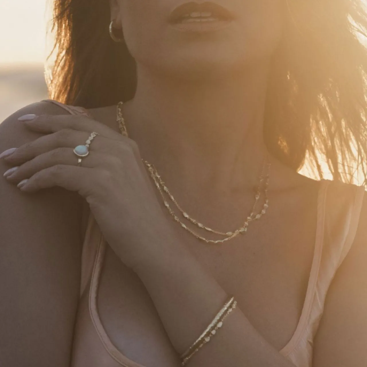 Outlet JUVI DESIGNS Ella Shell Charm Necklace