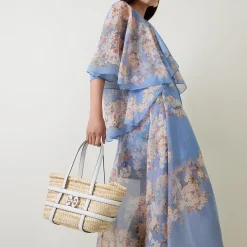 Ella Small Straw Basket Bag