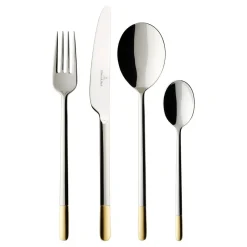 Hot VILLEROY & BOCH Ella Twenty-Four Piece Gold-Plated Cutlery Set