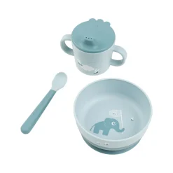 Elphee Blue Three-Piece Foodie First Meal Set
