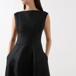 Fashion STINE GOYA Embellished Jacquard Dress