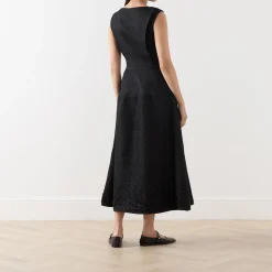 Embellished Jacquard Dress