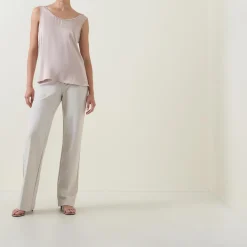 Outlet JOSEPH RIBKOFF Embellished-Trim Tank Top