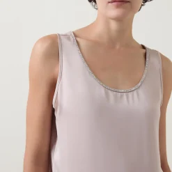 Outlet JOSEPH RIBKOFF Embellished-Trim Tank Top