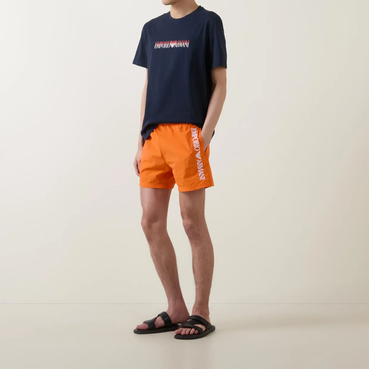 Embroidered Logo Swim Shorts