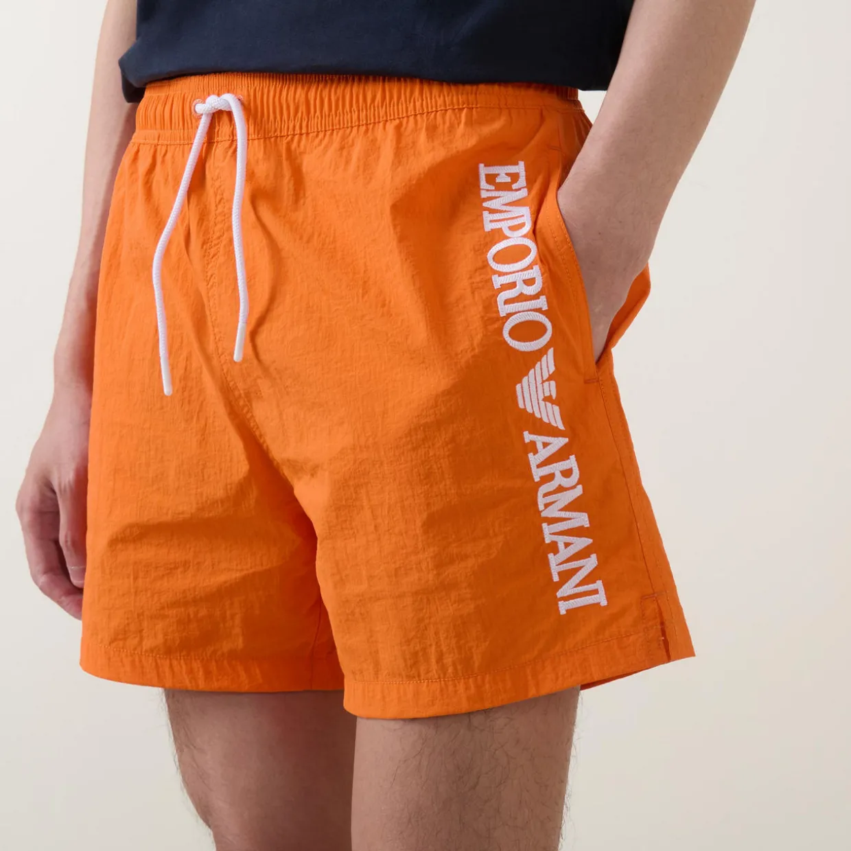 Embroidered Logo Swim Shorts