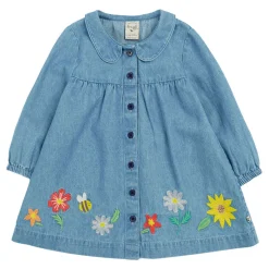 Sale FRUGI Emma Floral Denim Dress