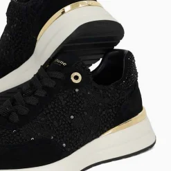 Emotion Leather Wedge Trainers