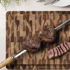 End Grain Teak Wooden Chopping Board