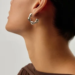 Discount MISSOMA Eny Puffy Medium Hoop Earrings