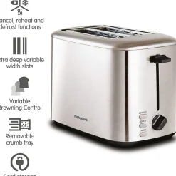 Equip 2 Slice Stainless Steel Toaster