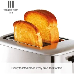 Equip 2 Slice Stainless Steel Toaster