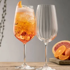 Discount GALWAY CRYSTAL Erne Spritz Goblet Pair