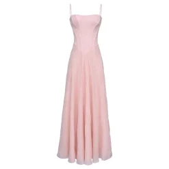 New HOUSE OF CB Esme Lurex Chiffon Dress