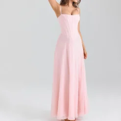 New HOUSE OF CB Esme Lurex Chiffon Dress