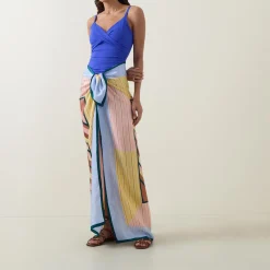 Essentials Twist Front Tankini Top