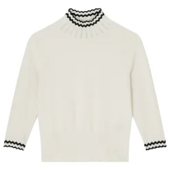 New LK BENNETT Ethel Zigzag Sweater