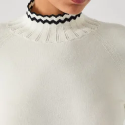 New LK BENNETT Ethel Zigzag Sweater