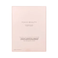Clearance POCO BEAUTY Express Facial Sheet Masks Box of 3