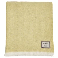 Outlet FOXFORD Extra Large Lambswool Throw Citrus