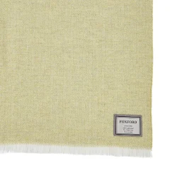 Outlet FOXFORD Extra Large Lambswool Throw Citrus