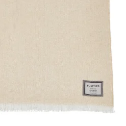 Fashion FOXFORD Extra Large Lambswool Throw Camel