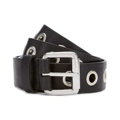 Online MINT VELVET Eyelet Leather Belt