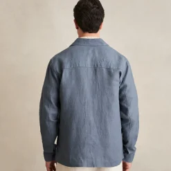 Eze Twin-Pocket Linen Overshirt